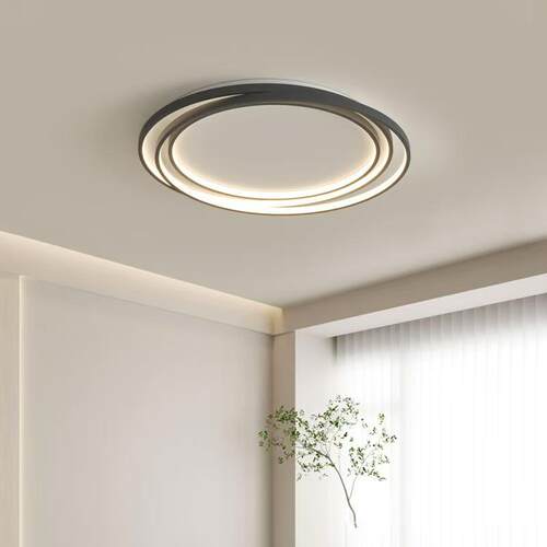 卧室吸顶灯现代简约2025年新款圆环形LED护眼主卧书房房间吸顶灯