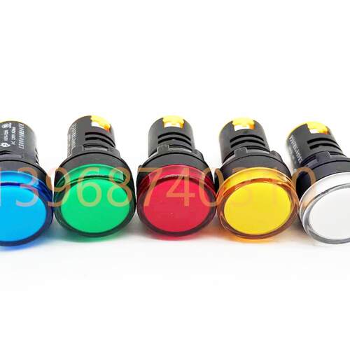 双科 开孔直径22mm LED信号灯ACDC400V AC415V AC440V电源指示灯