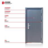 7公分和气致雅防盗门家用入户门进户门子母门单开门安全门