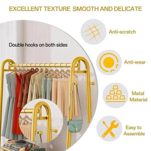 Clothes Rack Standing Clothing Rack Multi-Functional