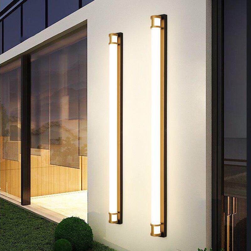 现代简约led长条壁灯客厅沙发卧室床头阳台灯入户大门两侧壁灯
