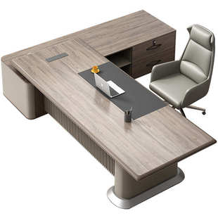 老板桌时尚现代总经理办公桌椅组合  办公室总裁桌大班台办公家具
