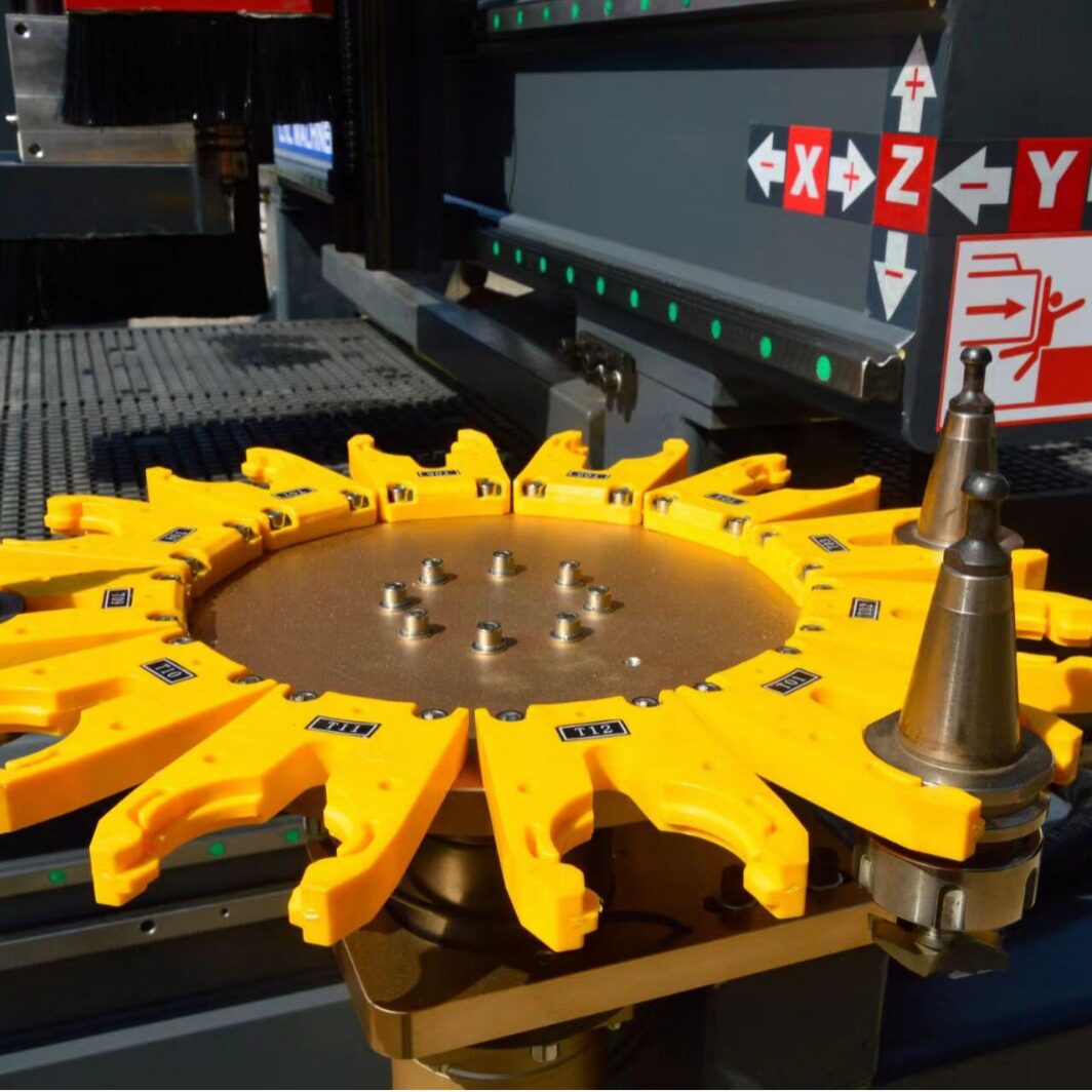 济数6折鸿优惠寿材棺木雕数控雕刻机isj控圆盘刀库木工刻机