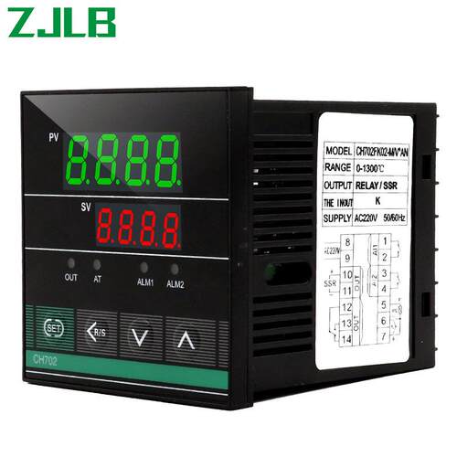 CH温控器数显220v智能温度调节仪数电温子控表显温控智能器温控仪