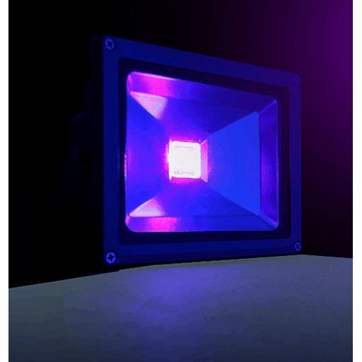 LED杀菌消毒投光灯LED紫光投光灯RGB投光灯 10W20W50W植物生长灯