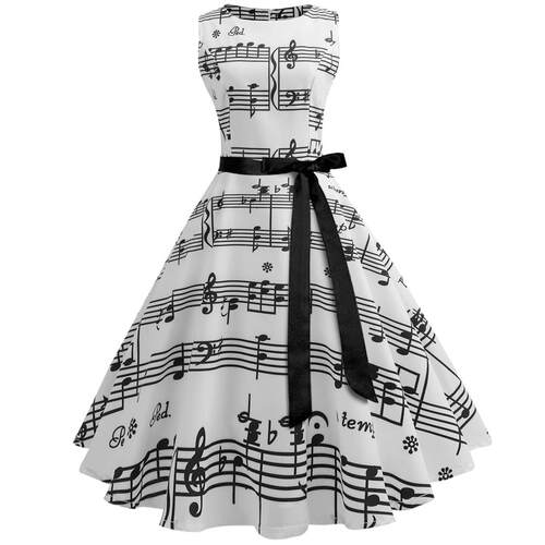 Women's fiery note printed element lace up waist cinching