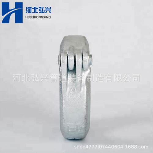 泵管快速管卡 DN125压把式快速管卡 5寸锻造快速管卡