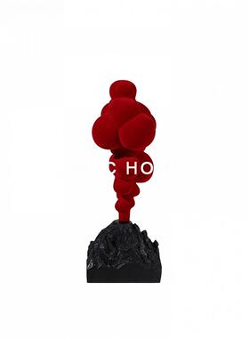 意式简约火山喷发壁龛摆件家居客厅电视柜样板房酒柜书房软装饰品