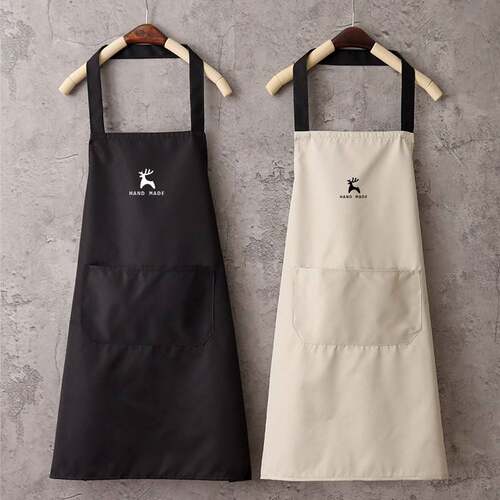 防水围裙男款新款家用可爱厨房做饭防油女大人上班工作服男士定制
