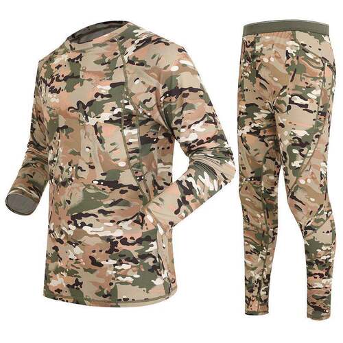 J 4910 Men's Camo Fleece Base Layer 保暖内衣