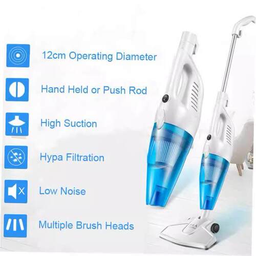 650W Corded Handheld Vacuum Cleaner 14kPa Portable for Home