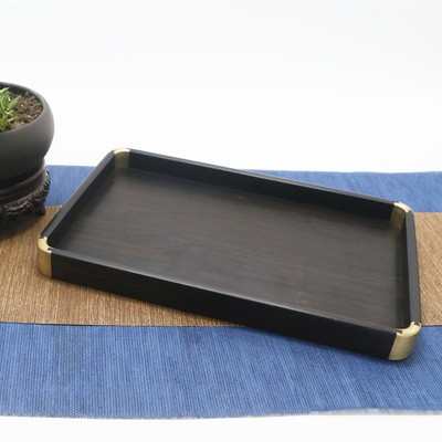 紫光酸盘承茶盘木托盘木茶盘檀红木文都盘茶盘红盘托盘托盘枝文