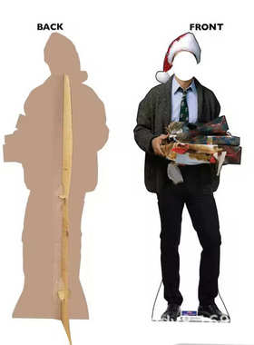 纸板人像展示展架 standee 活动促销广告牌 商场超市纸质人形立牌