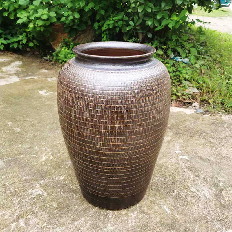 桌面直创意工艺品插花瓶厂家复古家居摆件简约客厅器装饰干花陶瓷