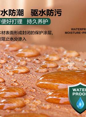 清漆保封闭水性透家环具自清漆喷木器木头地板亮光青漆明漆水性木