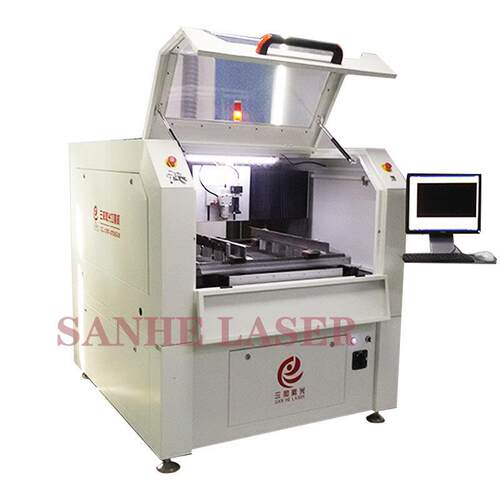 厂家直销SMT钢网激光切割机激光头微孔加工高精度金属切割