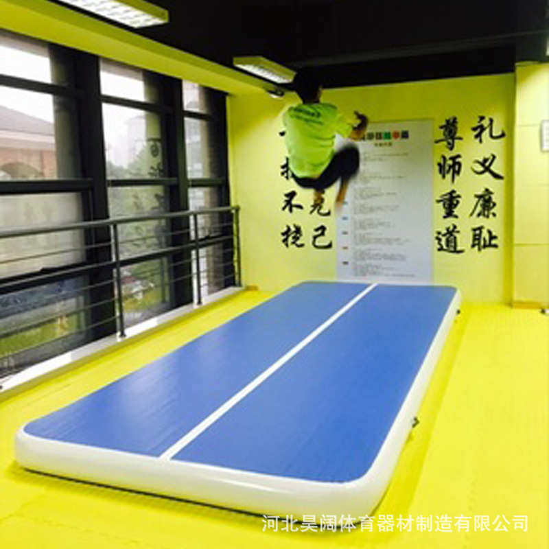 充气跆拳道气垫武术空翻垫瑜伽体操垫专业训练垫体育用品拉丝气垫