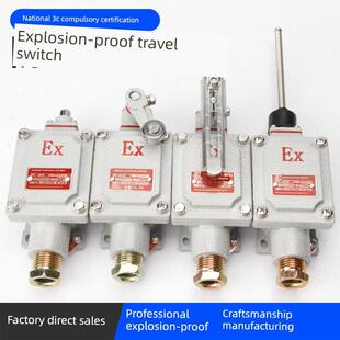 DLXK限位开关 5N单臂可调式 滚轮式 防爆行程开关LX5