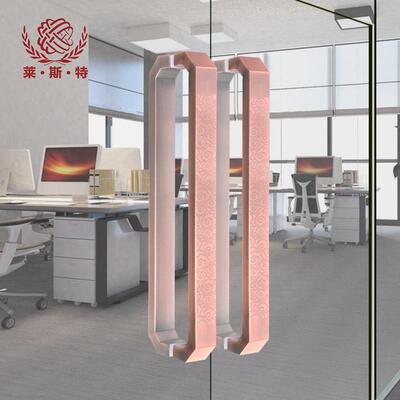 中钢式仿古铜大拉ZNT定购玻祥云手把手不锈大门拉手璃门实木门大