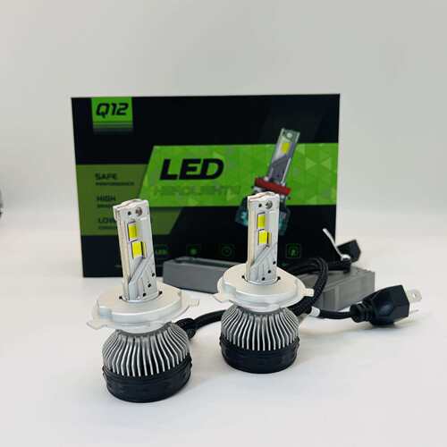 H1H7H4H1四铜管150W大功率汽解码车ledh7大灯灯照泡h一4远近光体