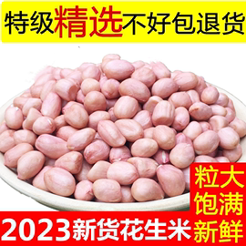 2023年新货花生米生新鲜5斤特级大粒生花生白沙花生仁榨油下酒菜