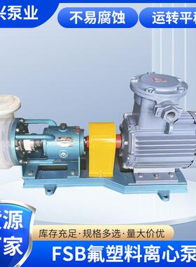 FSB氟塑料合金离心泵四氟泵氟塑料化工泵化工冶金领域机械设备