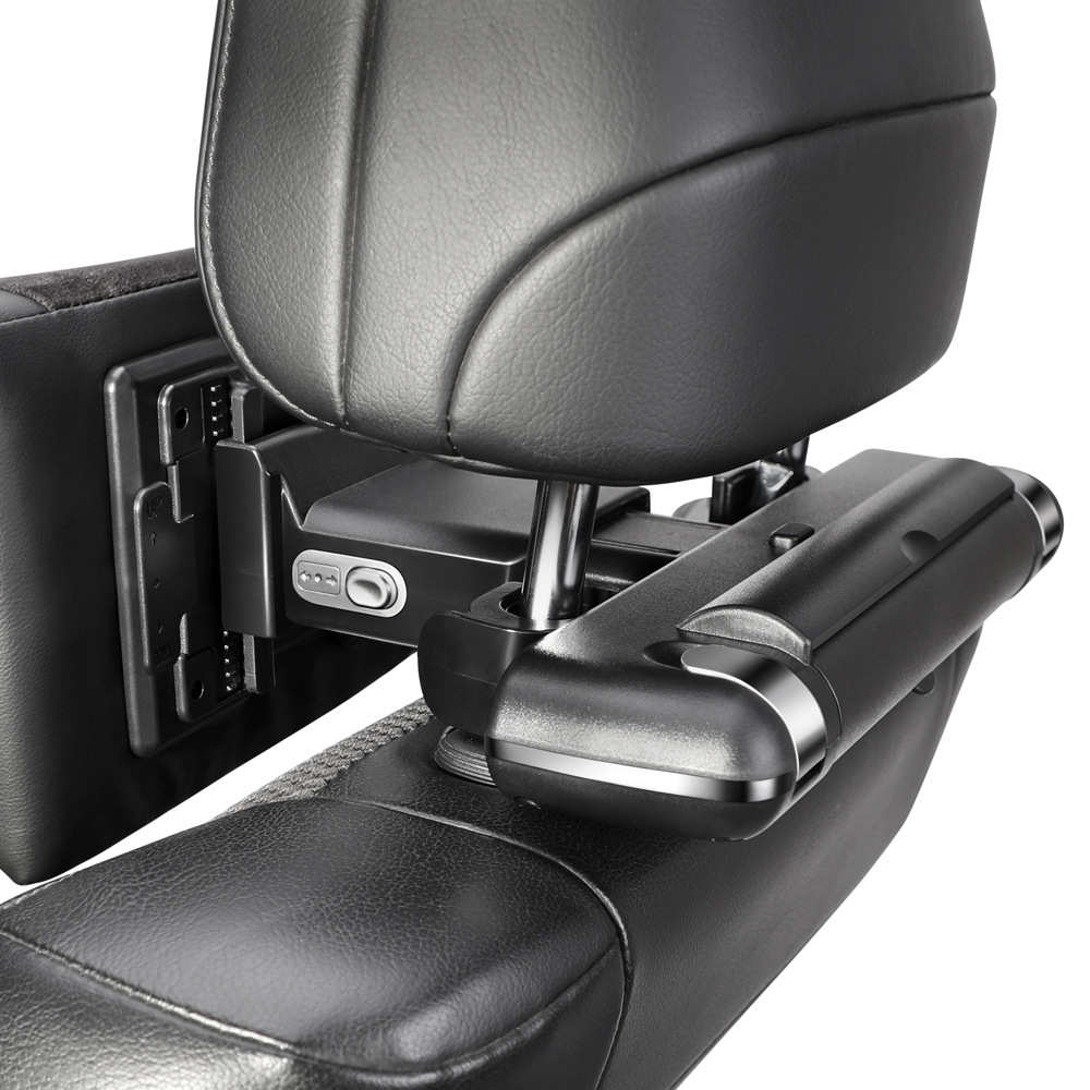 厂家直销汽车头枕多功能调节记忆棉头枕车载靠枕隐藏机支架置物钩