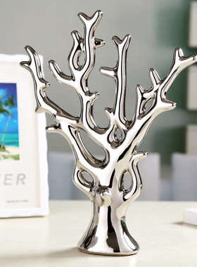 现代简创意客厅电视柜办公桌室工艺品欧式陶瓷器居家居装饰品摆件