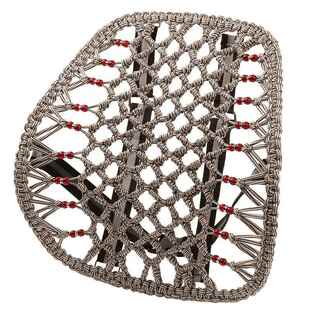 D7S腰靠冰丝手编夏司季 汽车机座椅靠779背办公透室吸汗拉网腰枕气