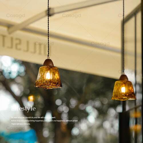 法中古风卧CASA-D88室灯床头小吊日式餐厅吧台玄式A关过道灯CASGD