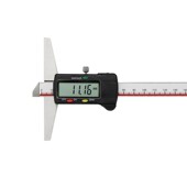 包邮 广陆电子数显深度尺0 300mm电子数字游标测深尺 200 150