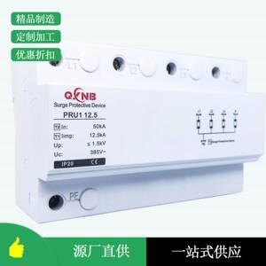 一级12.5KA防雷浪涌保护器12.5KA开关型385V4P精品制造源头工厂