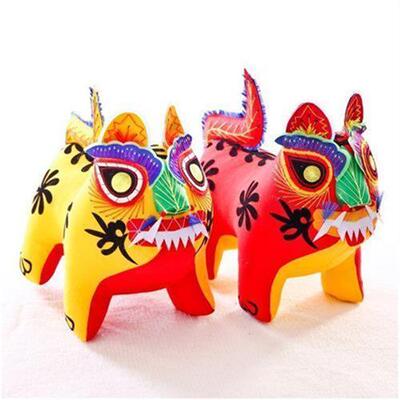 山西民间纯手工布老虎婴儿宝宝百天满月镇宅吉祥黎侯虎工艺品哈~~