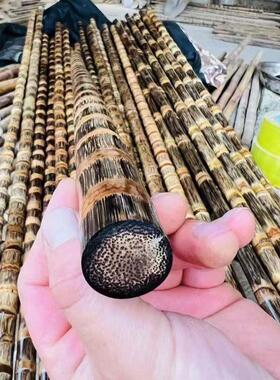 【 成品料】实心竹龙血金丝竹文玩竹武术棍教鞭登山拐杖老料定制