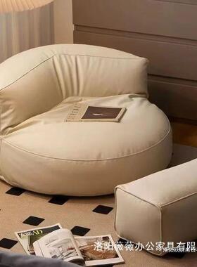 人卧沙发台可躺可睡榻阳榻米坐垫小户型室FFP黑色网红单懒人沙发