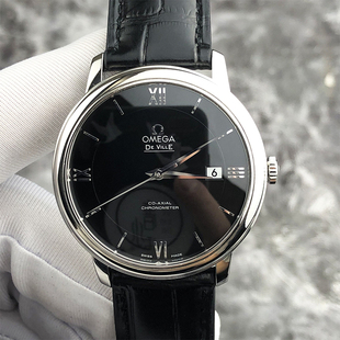 一元起拍98新欧米茄碟飞系列男士手表机械表424.13.40.20.01.001