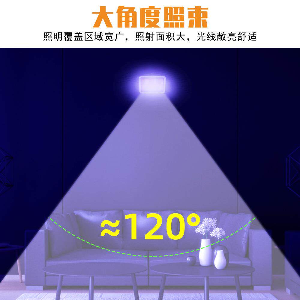 跨境热销LED投光灯100W紫光投光灯酒吧荧光效果KTV舞台氛围泛光灯