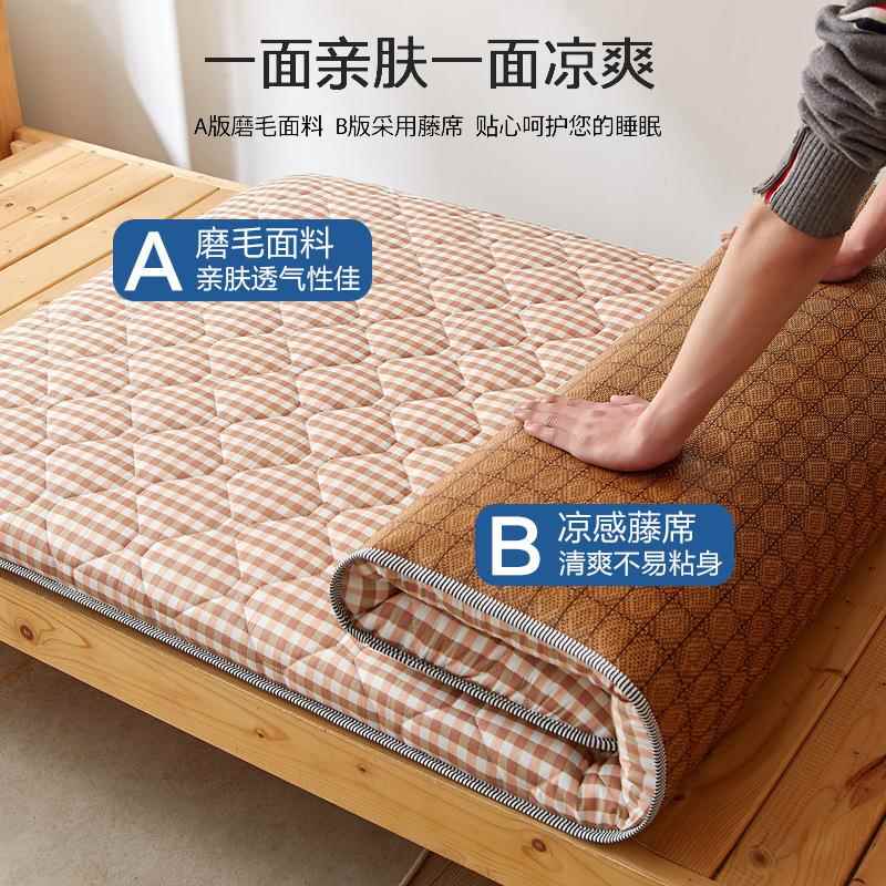 宿舍凉席床垫双面多用凉席软垫子学生夏天午睡垫子租房榻榻米床垫