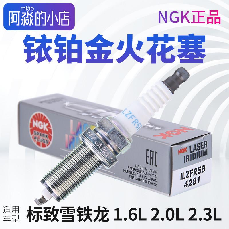 NGK铱铂金火花塞适配标致206 307 308 508雪铁龙408爱丽舍世嘉C2