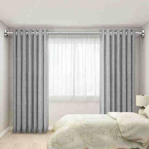 伸缩杆免打孔晾衣杆窗帘杆衣柜支撑架卫生间不锈钢升收缩浴帘杆,居家布艺,窗帘杆/罗马杆,淘宝优惠券,粉丝福利购,淘宝优惠卷