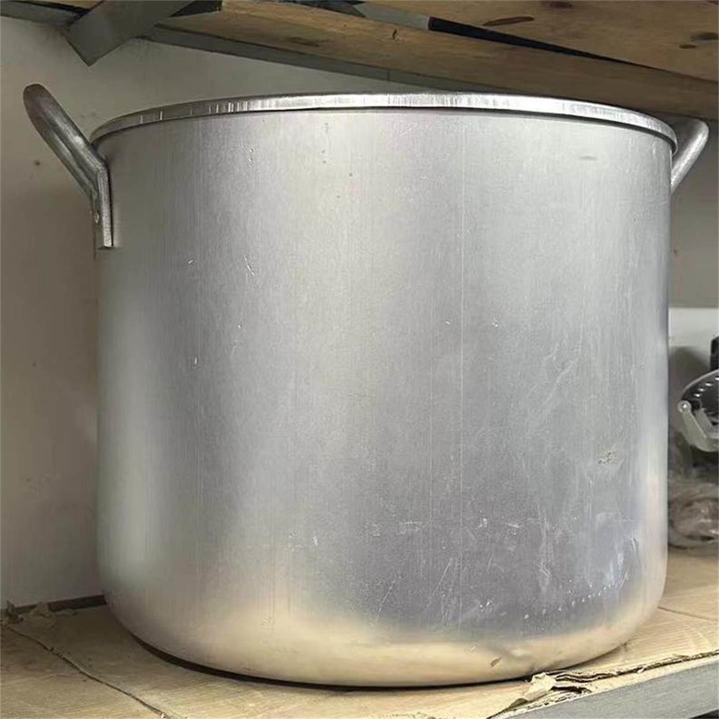 纯铝锅卤桶食堂双耳卤水手工纯铝老式煮粥大号蒸锅煮面大铝锅铝桶