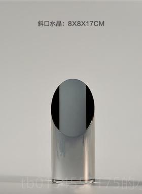 正品北创意几何水晶欧轻摆件代简约客厅酒柜玄关办公室样板间现奢