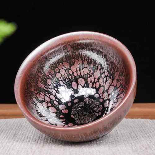 大鹏直播建盏建阳家用宋代茶具复古建窑原矿纯手工陶瓷主人杯茶杯