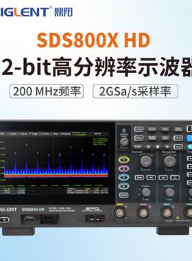 鼎阳高清示波器SDS802/04/12/14/22/24X HD12-bit分辨率
