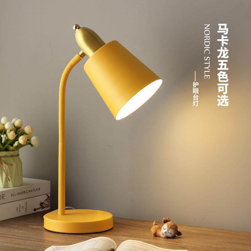 折叠小台灯学习专用儿童护眼灯书桌学生宿舍插电式床头阅读灯家用