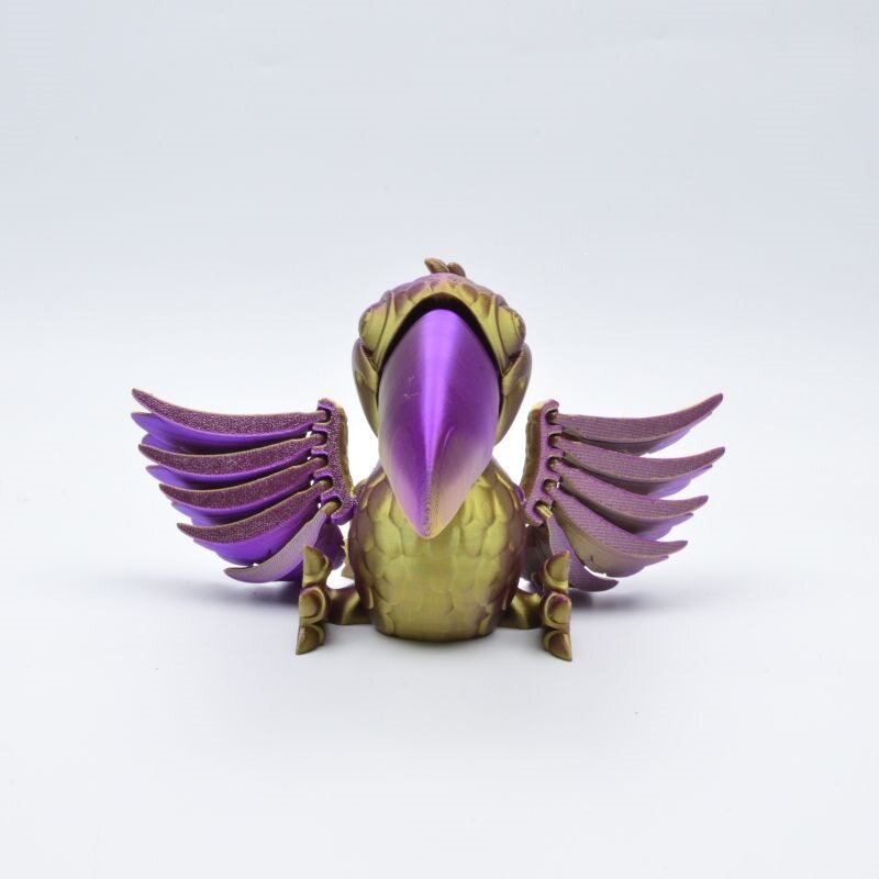 巨嘴鸟大嘴巴装饰品3D模型摆件