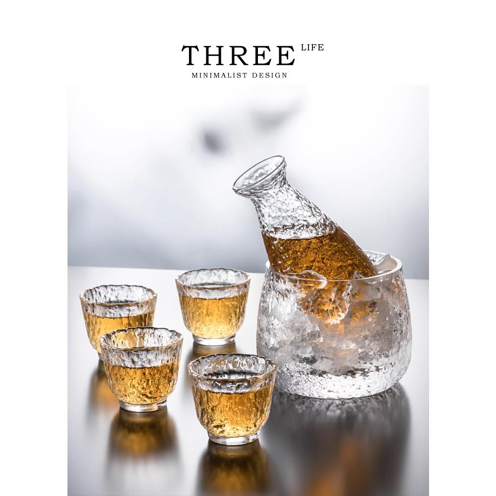 Tlife·休闲日式酒杯套装清酒套装白酒家用配酒器b| Rain