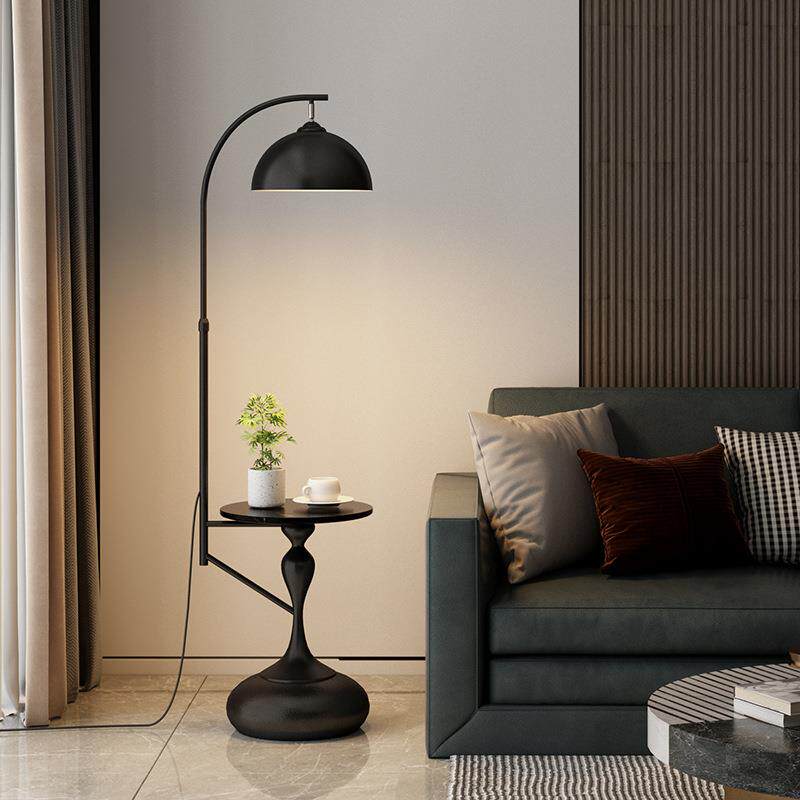 2026新款客厅落地灯轻奢摆件沙发旁高级感立式台灯卧室床头置物架