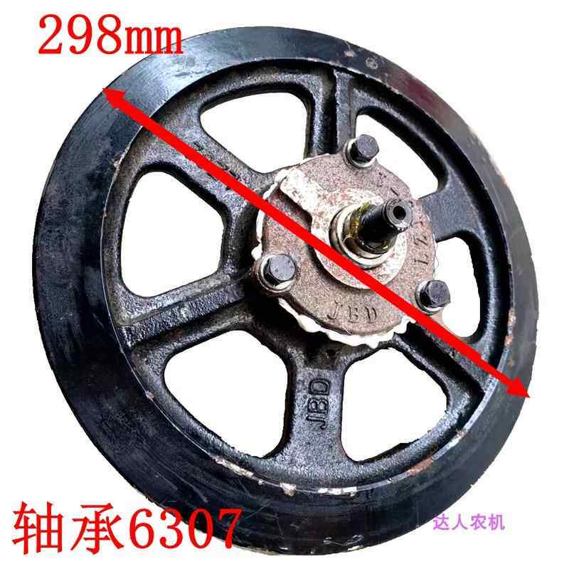 龙舟导向轮旋耕机收割机6307轴承涨紧轮组合履带运输车底盘配件
