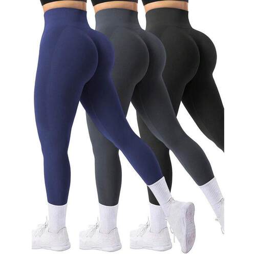 V 57498 High Waist Seams Peach Butt Yoga Pants 腰无缝瑜